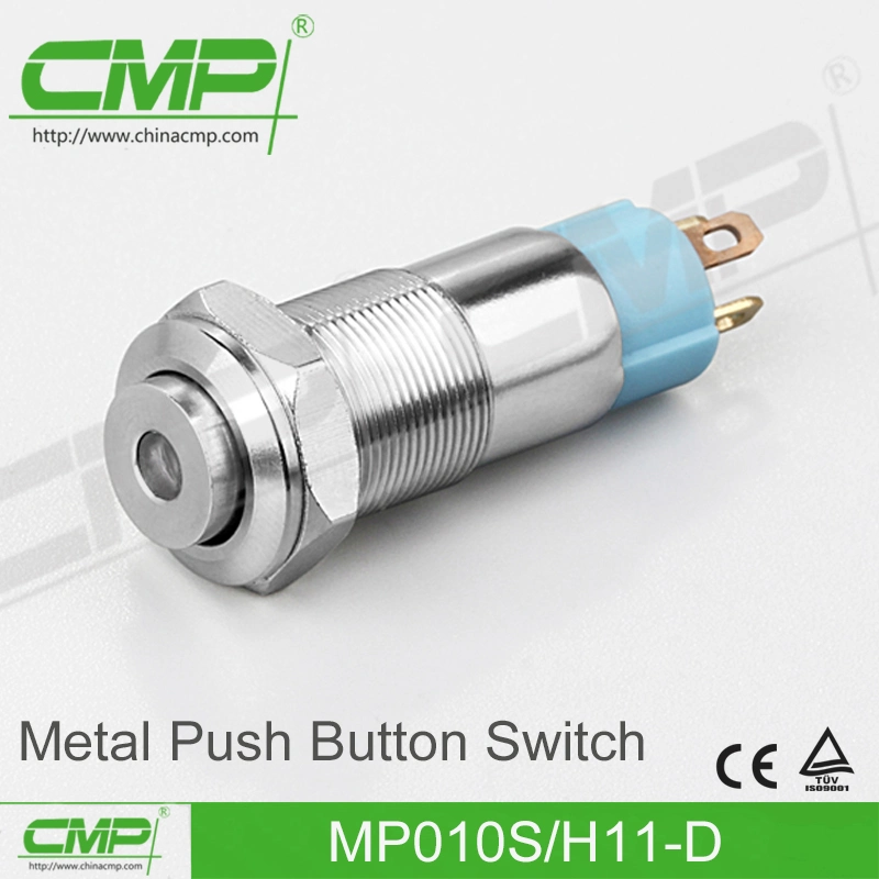 CMP 10mm Mini Push Button Switch with Pin Terminal