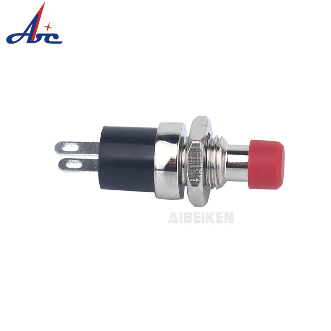 Self Locking 10mm Latching 2pin Push Button on off Switch