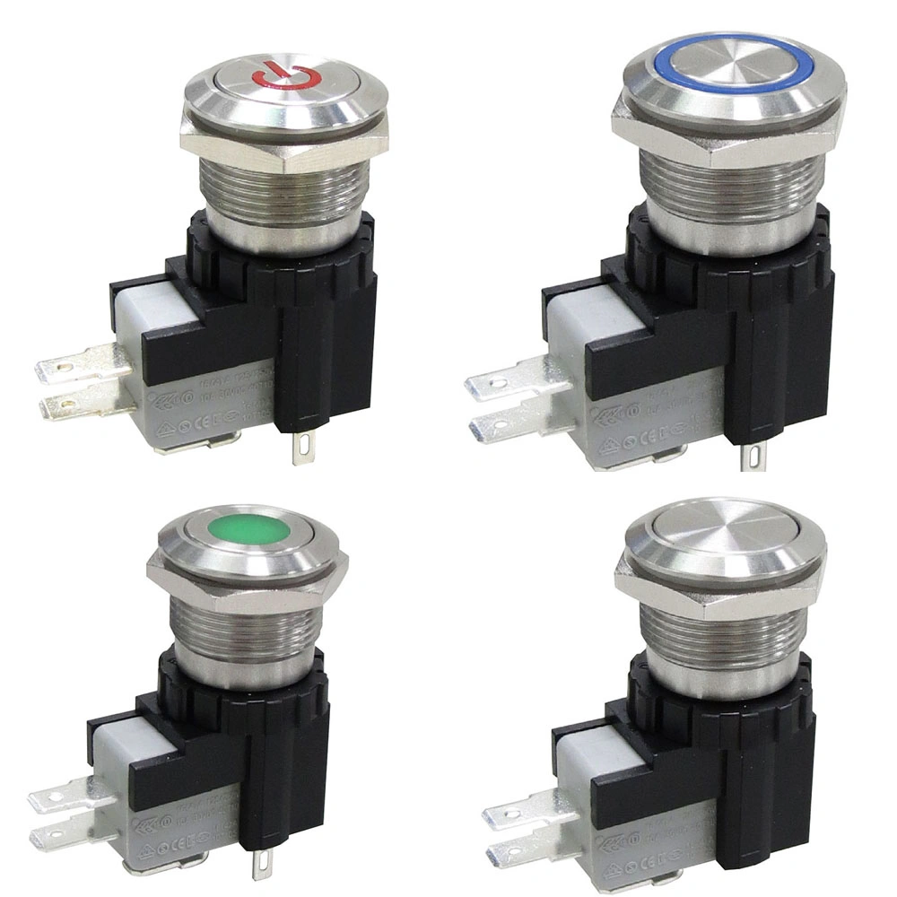 High Current Electrical Waterproof Power Touch Switch Push Button Switch (19/22/25mm)