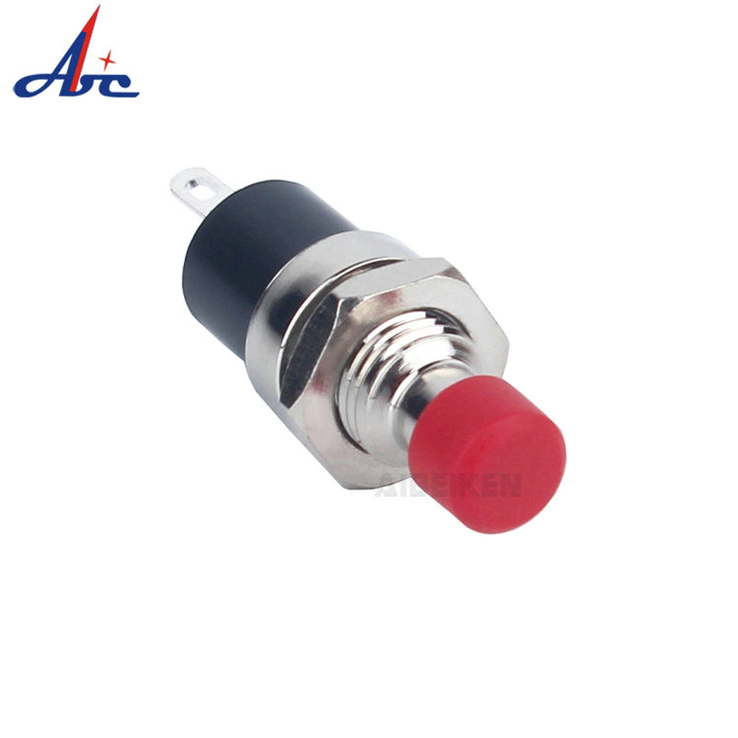 Self Locking 10mm Latching 2pin Push Button on off Switch