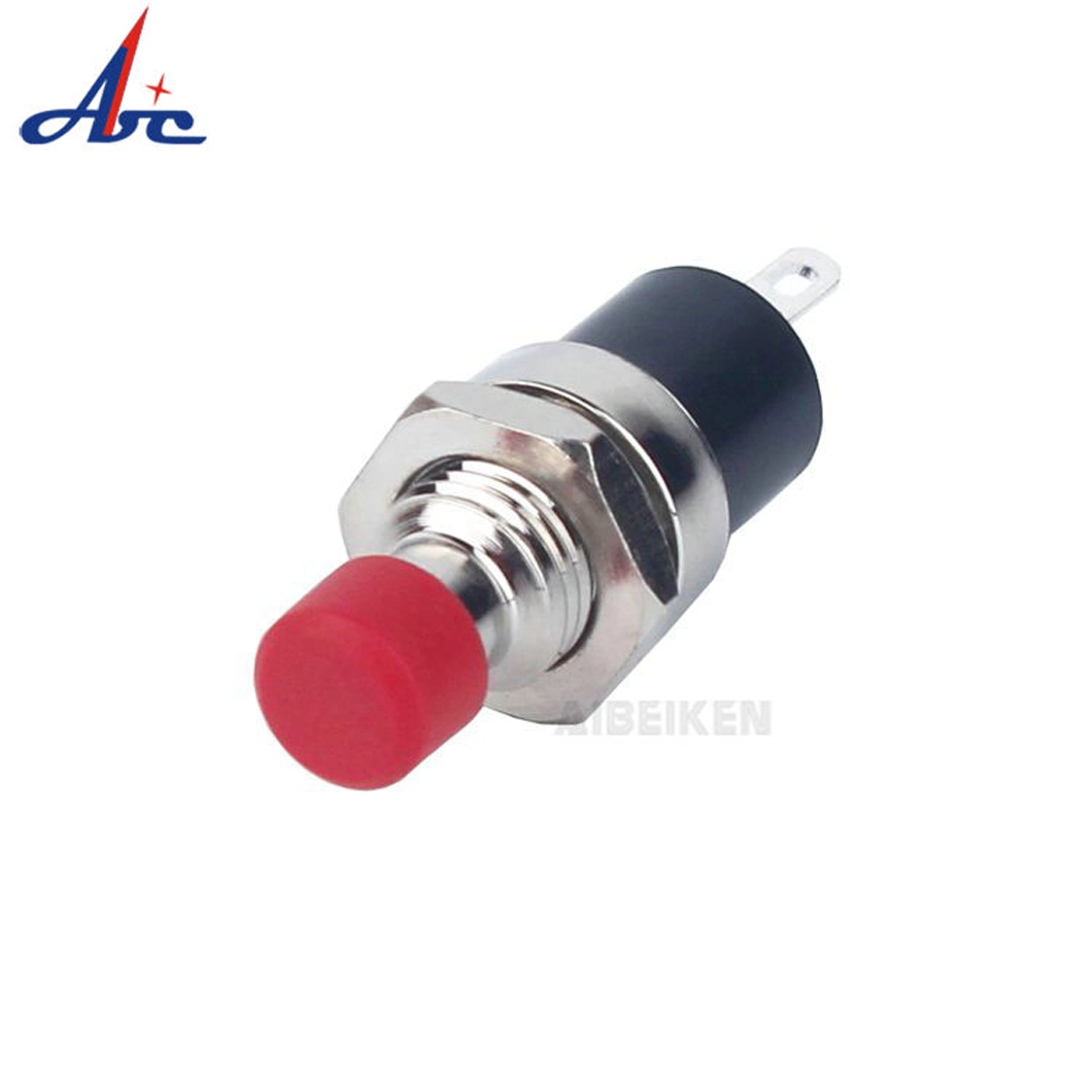 Self Locking 10mm Latching 2pin Push Button on off Switch