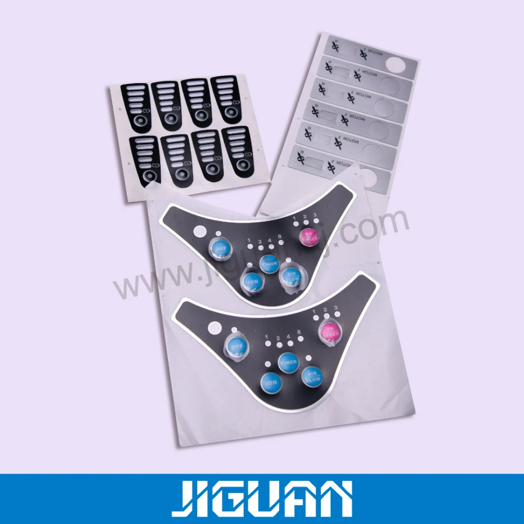 Fashion LED PVC/Pet/PC One Button Microwave Oven Panel Keypad Overlays 3m Waterproof Membrane Switch