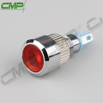 CMP 8mm Lámpara de señal de alta calidad Lámpara de señal de metal Indicador de máquina IP67